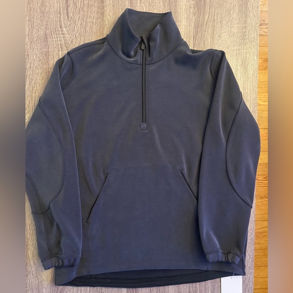 lululemon Black Softstreme Long Half Zip Sweater - Picture 3 of 11